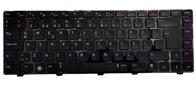 Dell Inspiron 3520 M5040 N5040 N5050 P18F Klavye