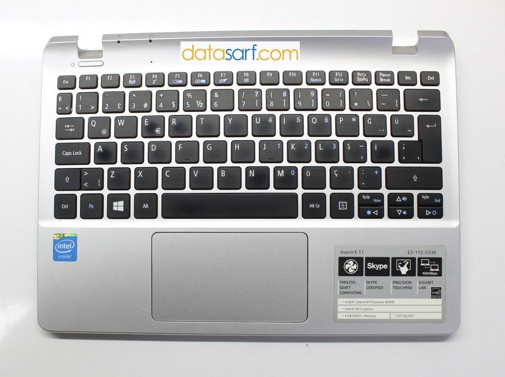 Acer E11 Es1-131 E3-111 E3-112 Es1-111m Ac151 N15q3 Zhk Üst Kasa Klavye