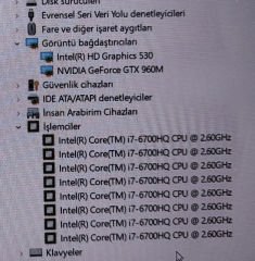 MSI WS60 Orijinal Anakart MS-16H81 i7-6700HQ  GTX960M