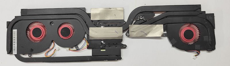 Msı MS-16K4 Orijinal Fan Soğutucu Bakır Heatsink
