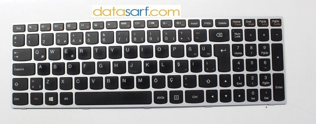 Lenovo Ideapad 500-15ısk 500-15acz G51 Z51-70 Orijinal Klavye 5N20H03521