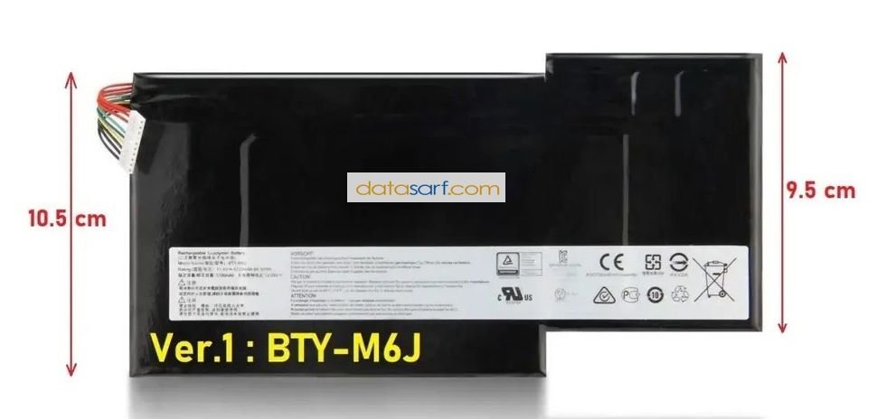 Msı MS-16K4 Orijinal Batarya Pil BTY-M6J