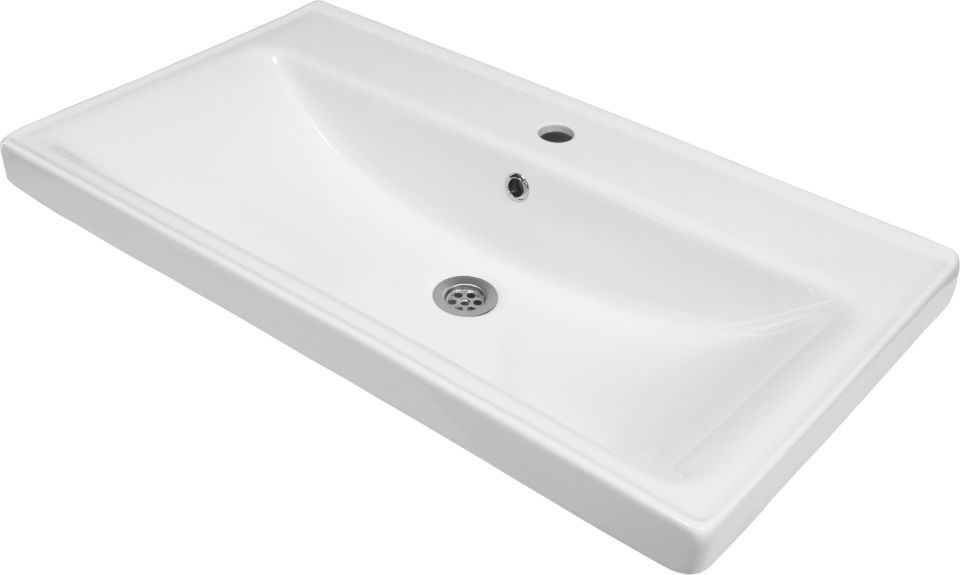 Karen Banyo Sky 80 Cm, Dolap Uyumlu Seramik Lavabo