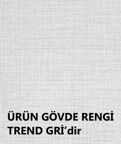 Karen Banyo Arin 60 CM Antrasit Banyo Dolabı Seti Boy Dolaplı, Lavabo Dahil