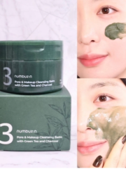 Numbuzin - No.3 Pore & Makeup Cleansing Balm with Green Tea and Charcoal