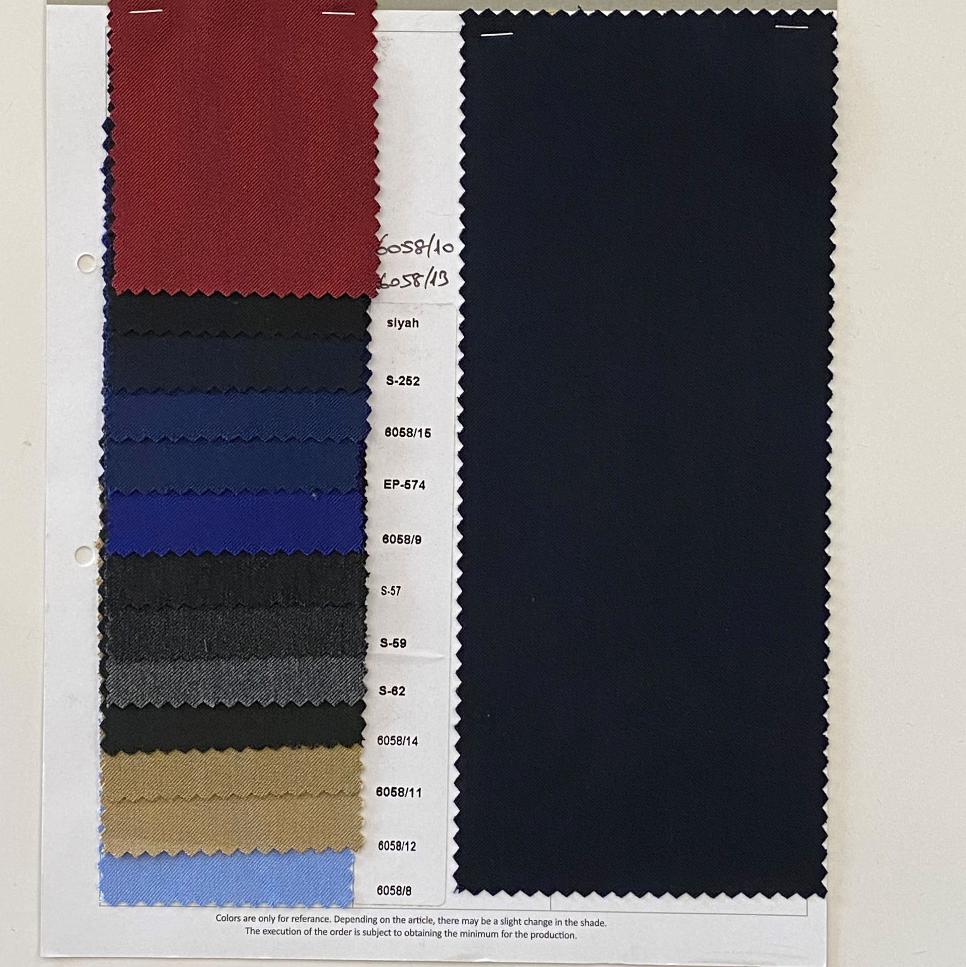 Panaroma Kartela ( Polyester - Viskon )