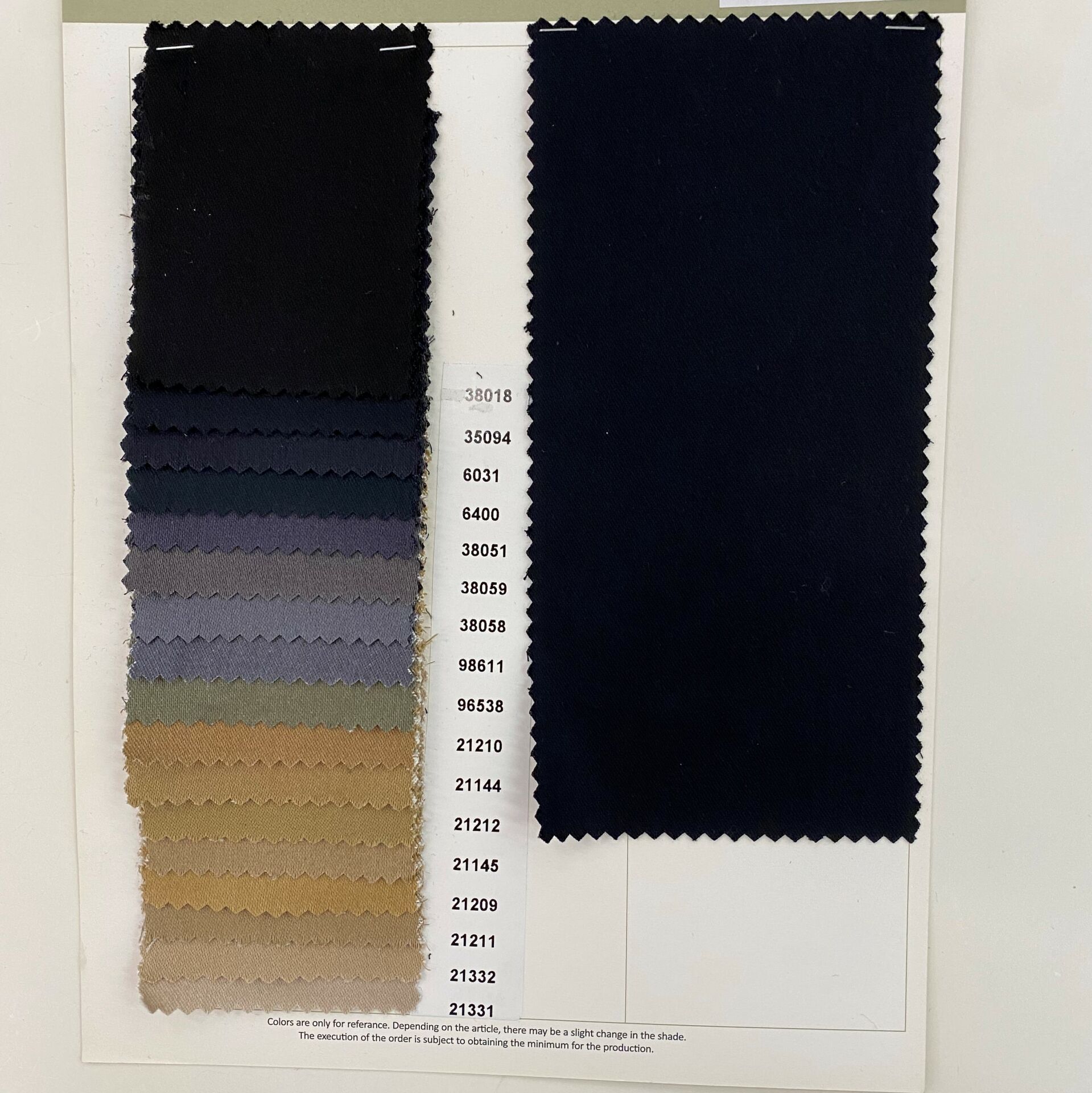 Kulalı Lycra ( Pamuk - Polyester ) Kartela