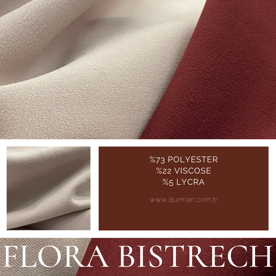 Flora Bistrecth ( Polyester - Viskon )