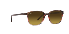Ray-Ban  -  RB2193 - Leonard  138085 - Çizgili kahverengi ve kırmızı