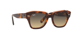 Ray-Ban  -  RB2186 - State street  1324BG - Şeffaf pembe üzeri havana