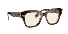 Ray-Ban  -  RB2186 - State street  1292BL Photocromic - Şeffaf kahverengi üzeri havana