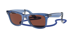 Ray-Ban  -  RB2140 - Wayfarer  6587C5 - Şeffaf mavi