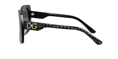 Dolce Gabbana  DG4385  32888G - Siyah timsah derisi dokulu