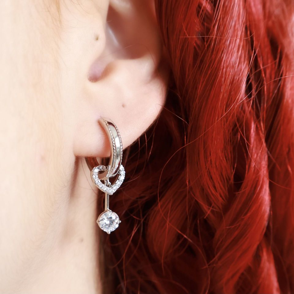 Point of Love Halka Küpe Gold