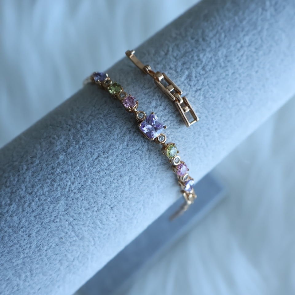 Ember Bileklik 14K Gold - Renkli