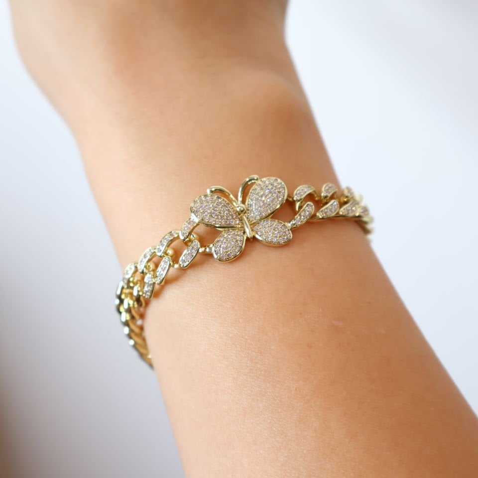 Butterfly Effect Bileklik 18K Gold
