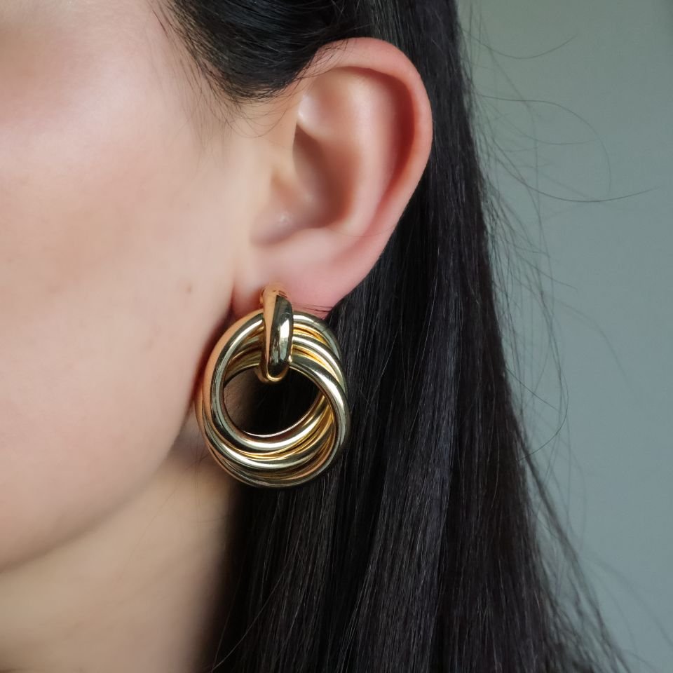 Triad Küpe Gold