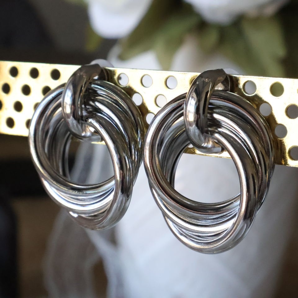 Triad Küpe Silver