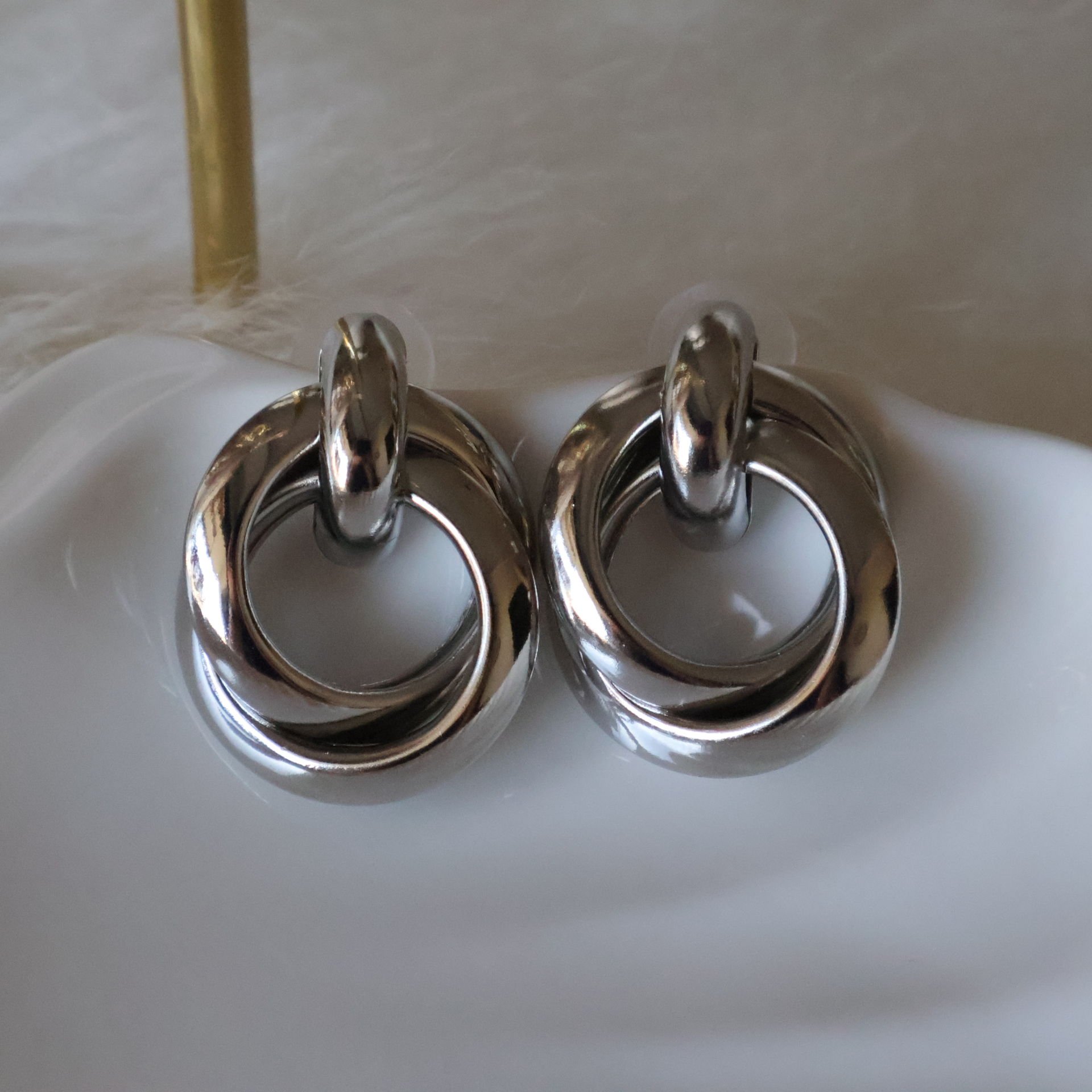 Even Küpe Silver