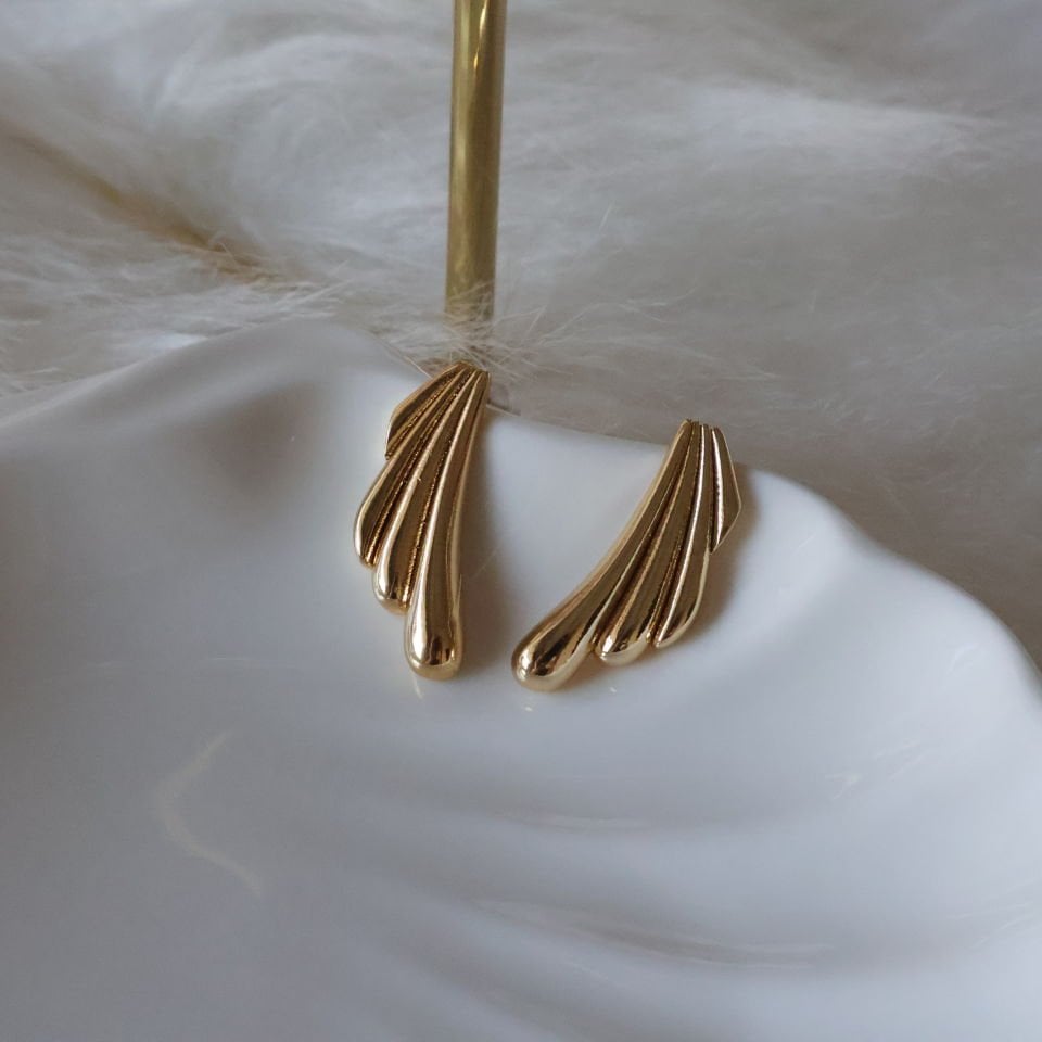 Hailey - 1 Küpe Gold