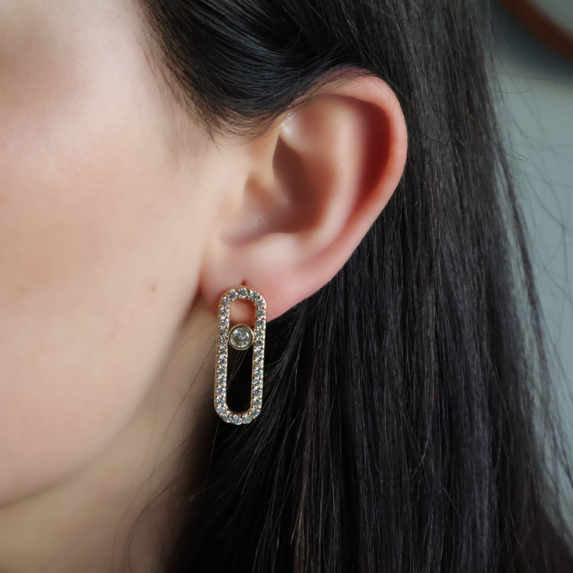 Messika Model Küpe Gold
