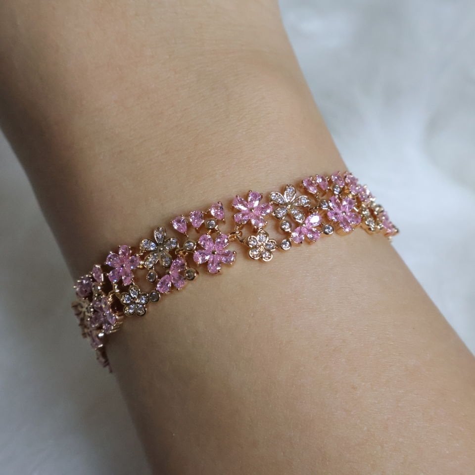 Heaven Flowers Bileklik Pembe