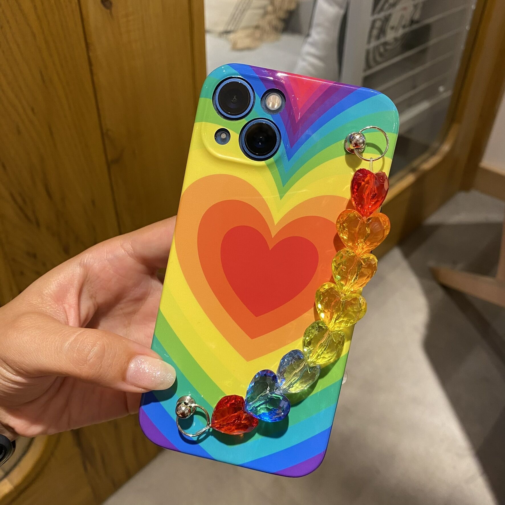 Lovely Rainbow Case  (iPhone 13 Pro Max)