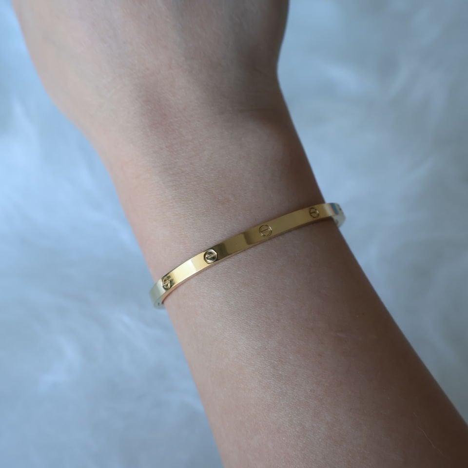 İnce Cartier Kelepçe (S Beden)