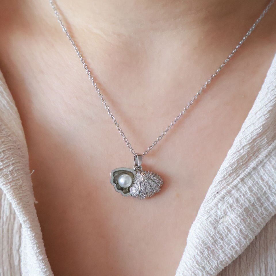 Seashell Kolye Silver