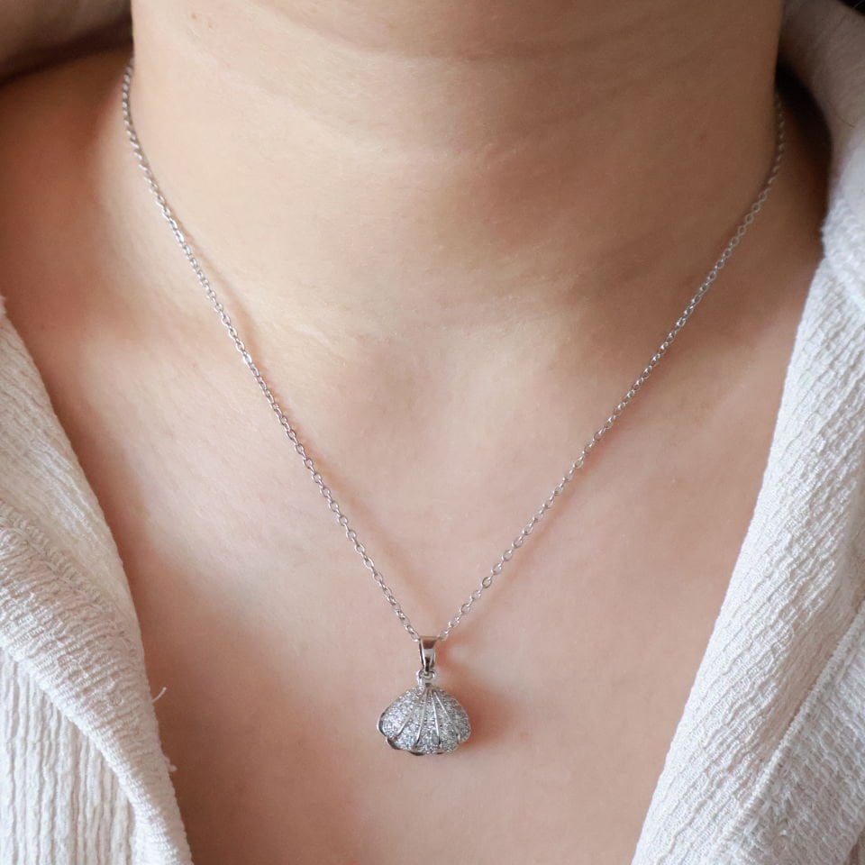 Seashell Kolye Silver