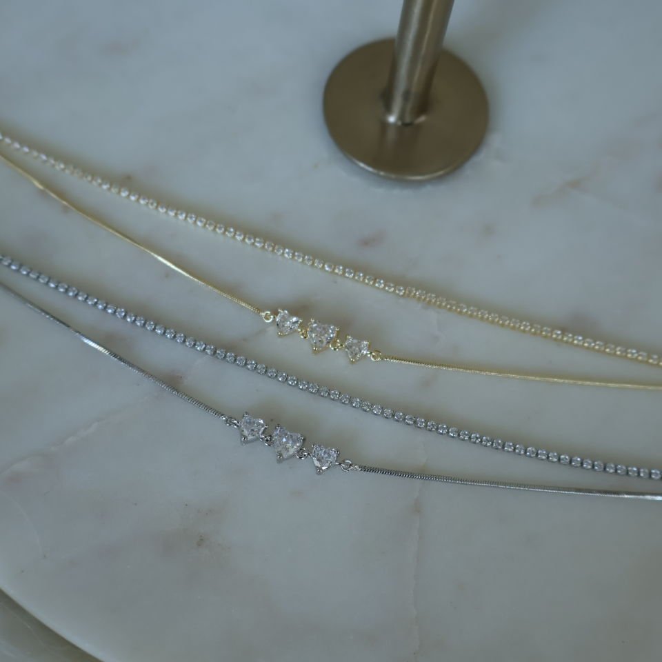 2'li Fine Bileklik Silver