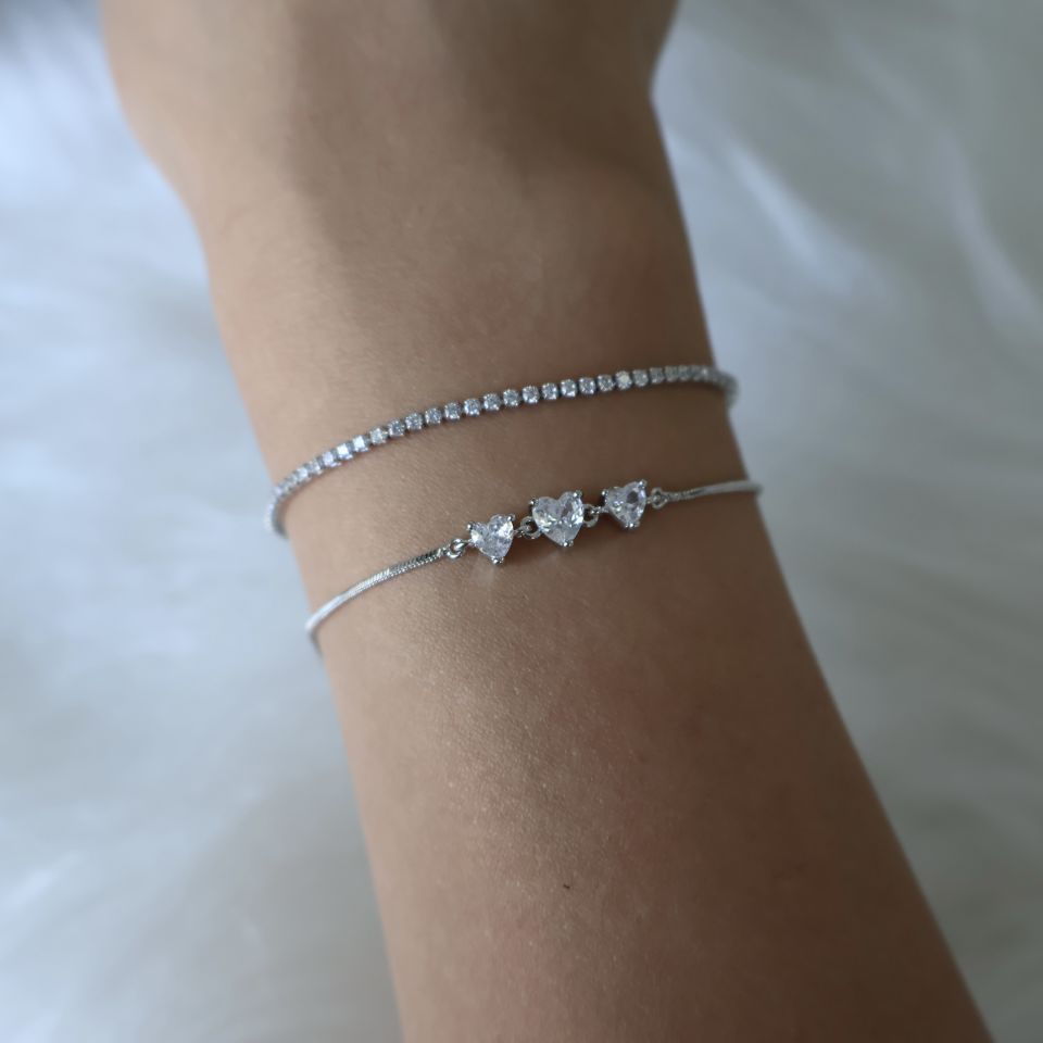 2'li Fine Bileklik Silver