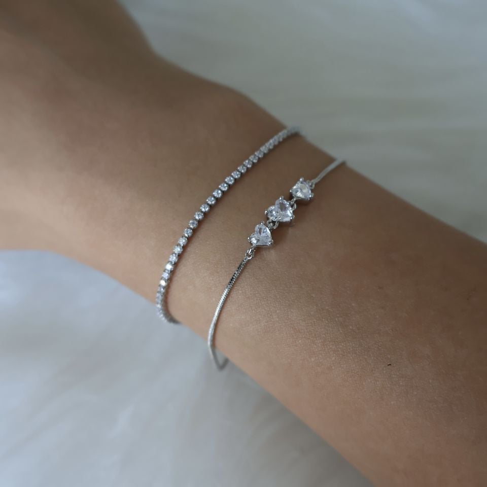 2'li Fine Bileklik Silver
