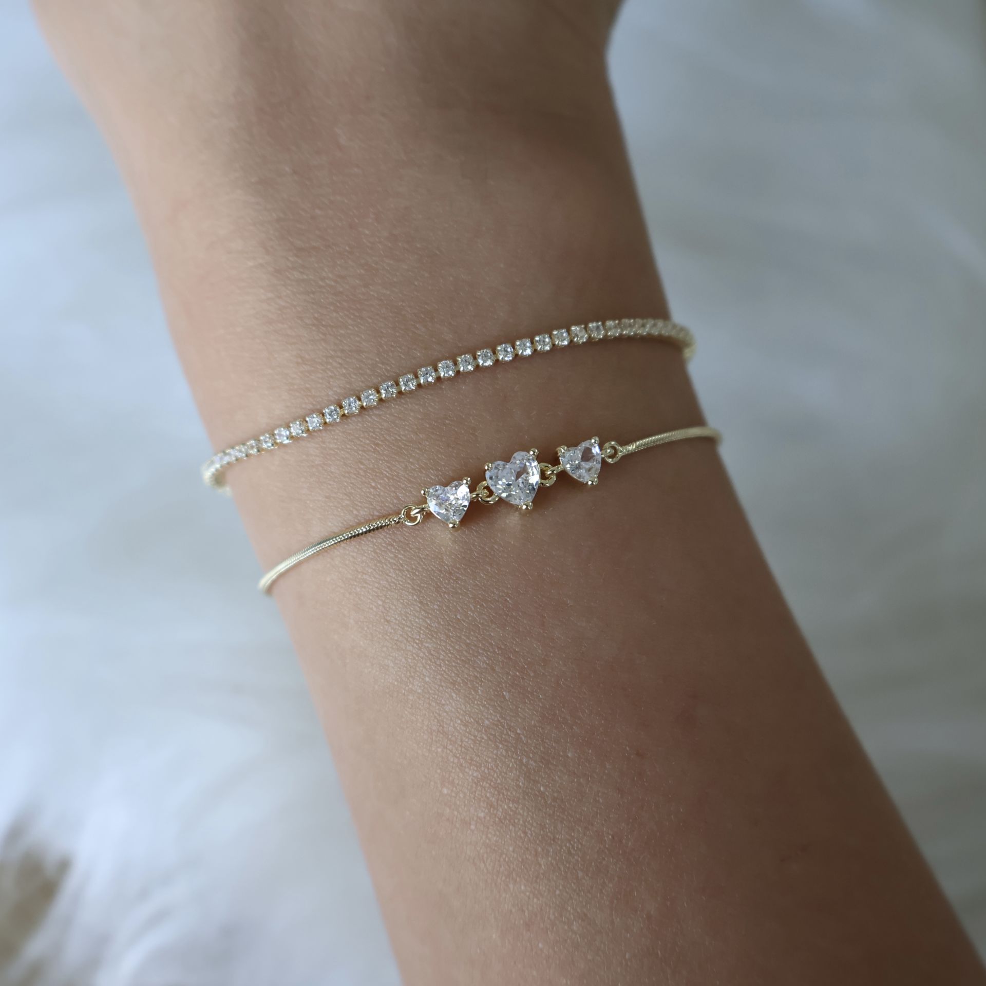 2'li Fine Bileklik 18K Gold