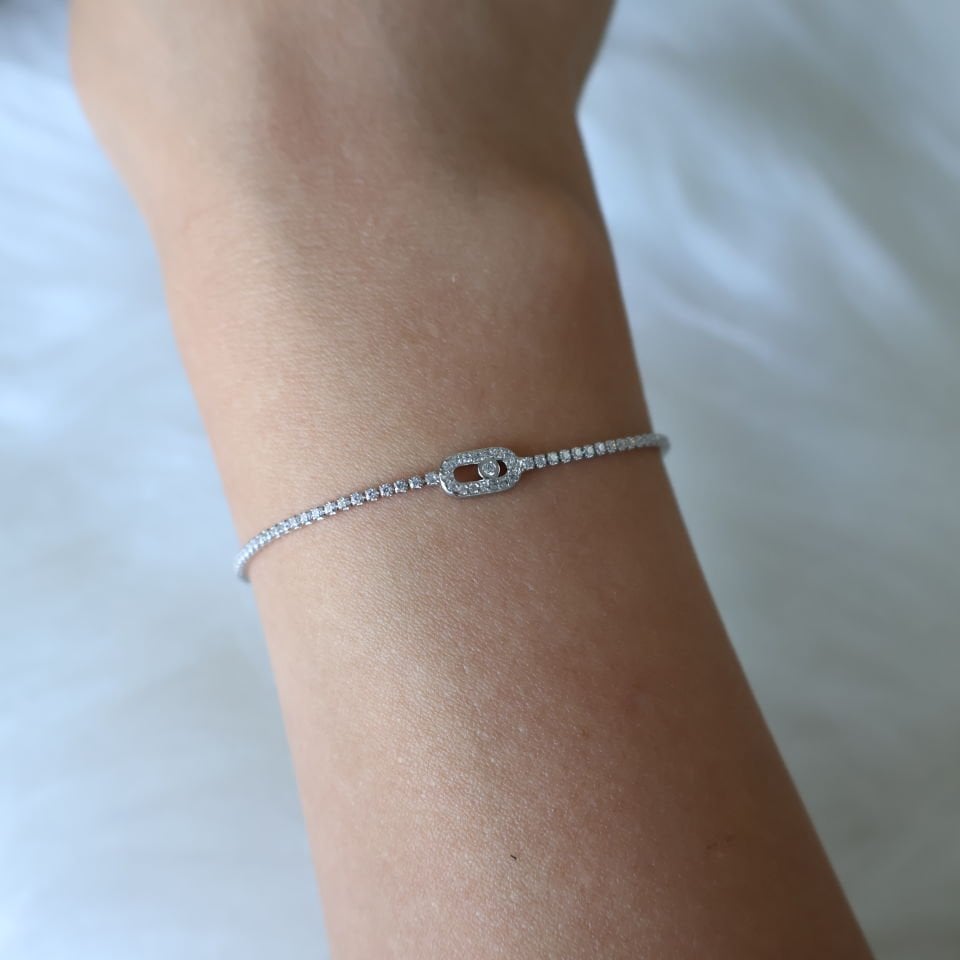 Messika Bileklik Model2 - Silver