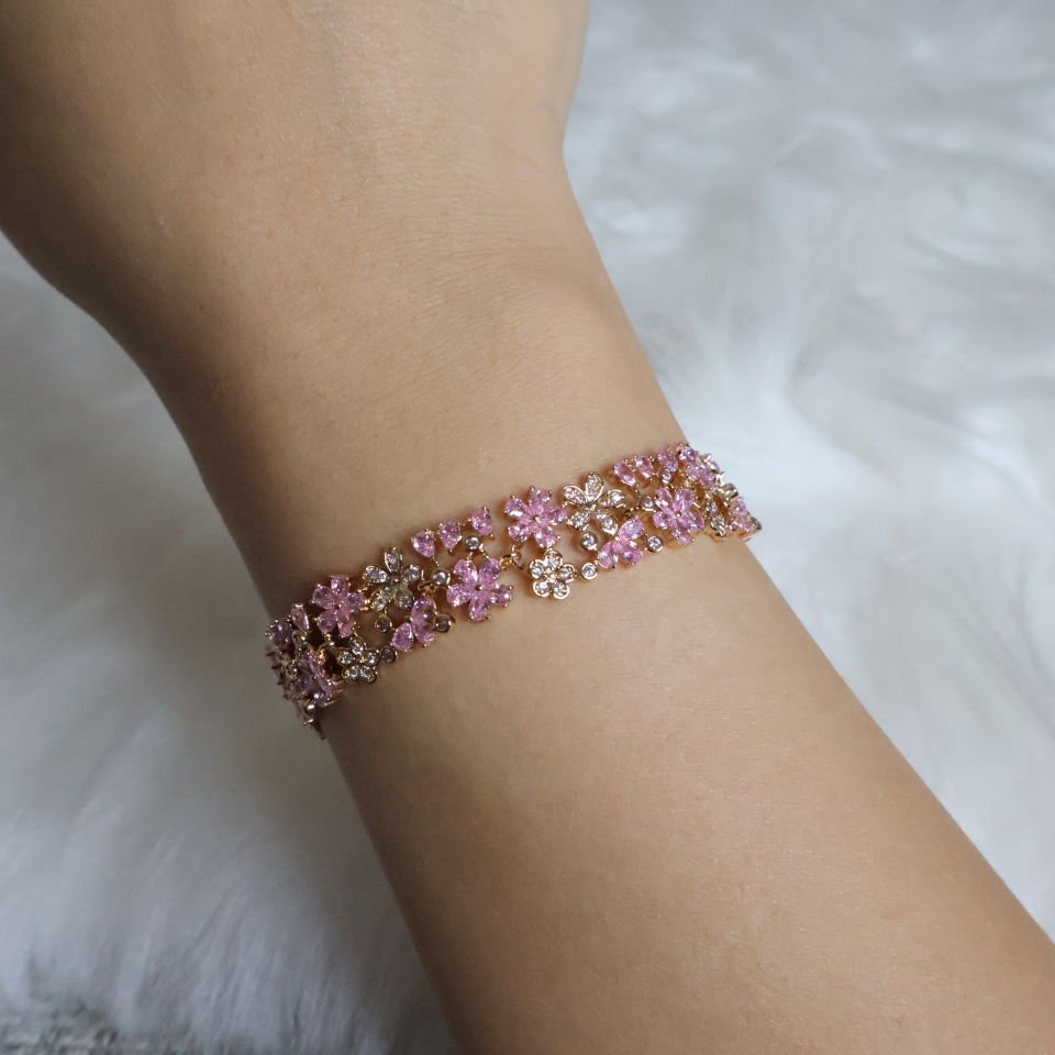 Heaven Flowers Bileklik Beyaz
