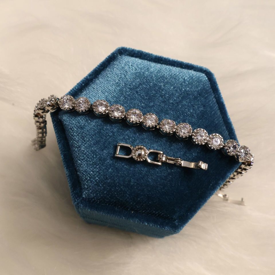 Twin Bileklik Silver