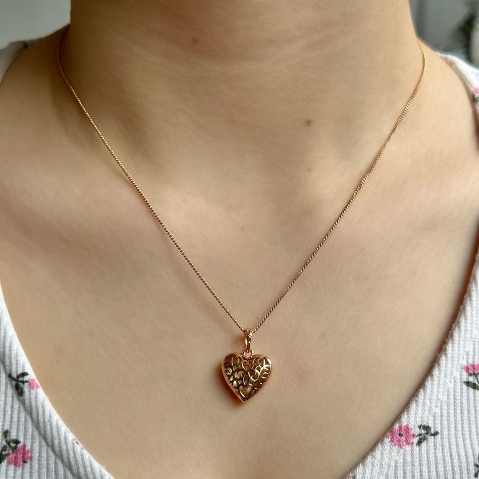 Royal Princess Heart Kolye Büyük - Gold
