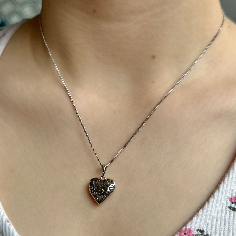Royal Princess Heart Kolye Küçük - Silver