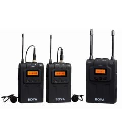 Boya BY-WM8 Çift Vericili Prof. Wireless Mikrofon