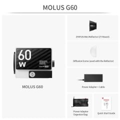 Zhiyun MOLUS G60 60W Taşınabilir Işık