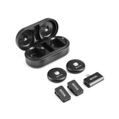 BOYA Omic-U Wireless İkili Yaka Mikrofonu Type-C (Siyah)