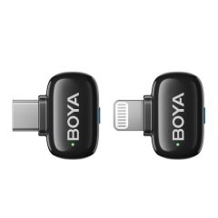 BOYA Mini Wireless Yaka Mikrofonu - Siyah