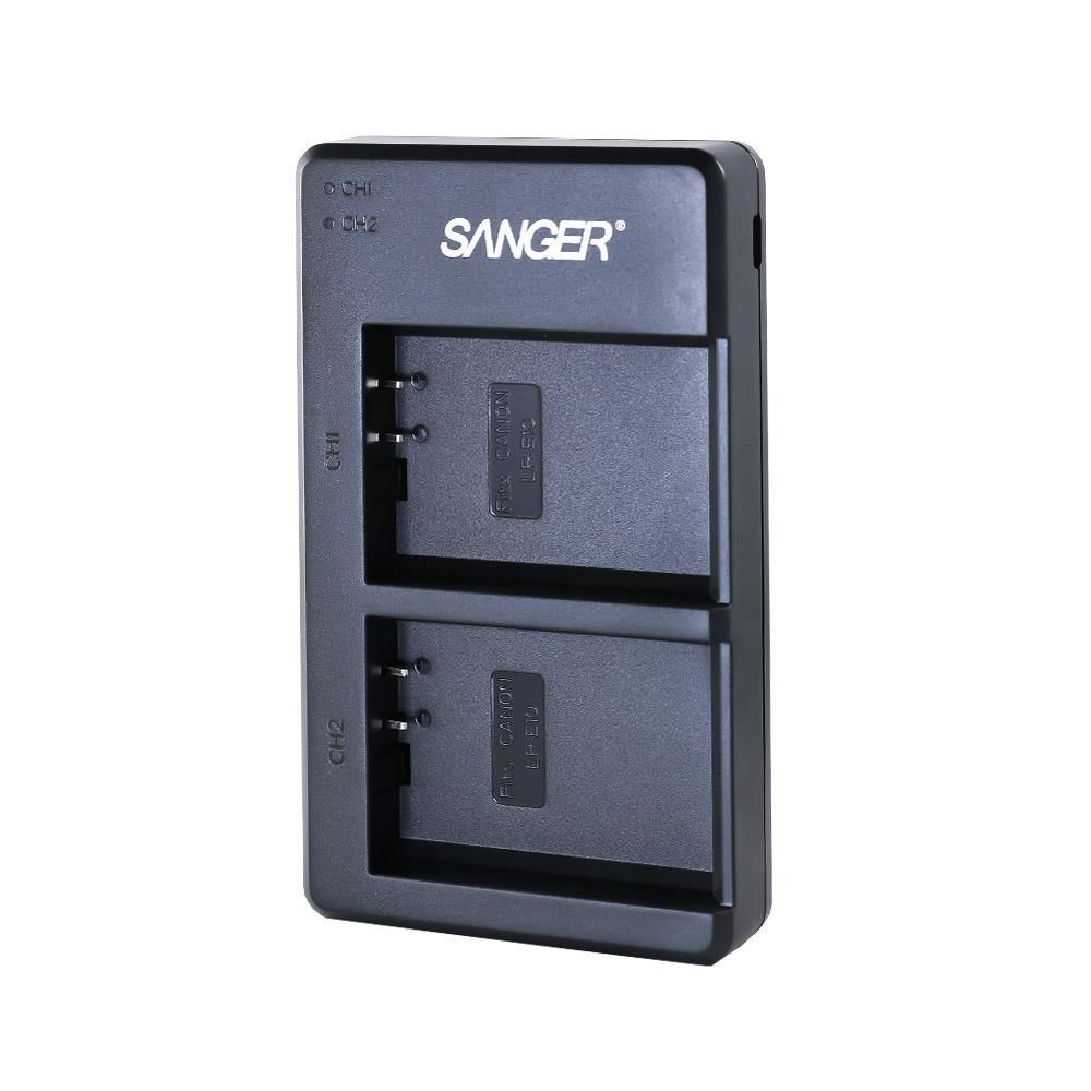 Sanger LP-E10 Canon İkili USB Şarj Aleti