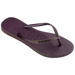 Slim Sparkle II Aubergine Kadın Terlik