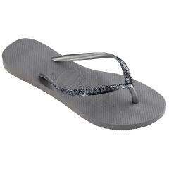 Slim Glitter II Steel Grey Kadın Terlik