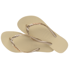 Slim Glitter II Sand Grey Kadın Terlik