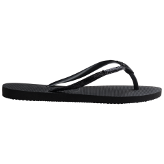 Slim Glitter II Black Dark Grey Kadın Terlik