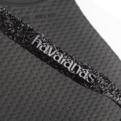 Slim Glitter II Black Dark Grey Kadın Terlik