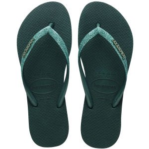 Slim Sparkle II Green Kadın Terlik